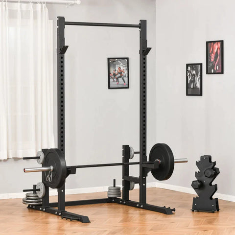 Rootz Weight Bench - Multi-Gym - Gym Weight Bench - With Pull-up Bar - Steel - Black - 140 x 171 x 228 cm