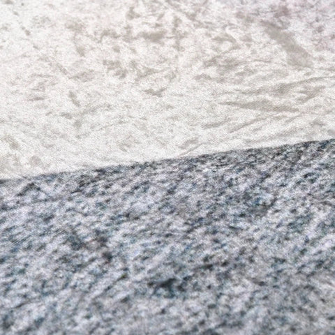 Rootz Carpet - Rug - Rug Pad - With Geometric Shapes - Fleece Coating - Dark Gray/Light Gray - 230 cm x160 cm x 0.6 cm