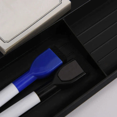 Rootz Desk Organizer - Tablet Desk Organizer - Stand Desk Organizer - Wit/Zwart - 45.3 X 20.5 X 5.3 Cm