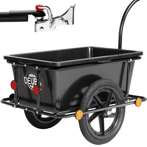 Rootz Fahrradanhänger – Transportanhänger – Anhänger – Kunststoff – 90-Liter-Behälter