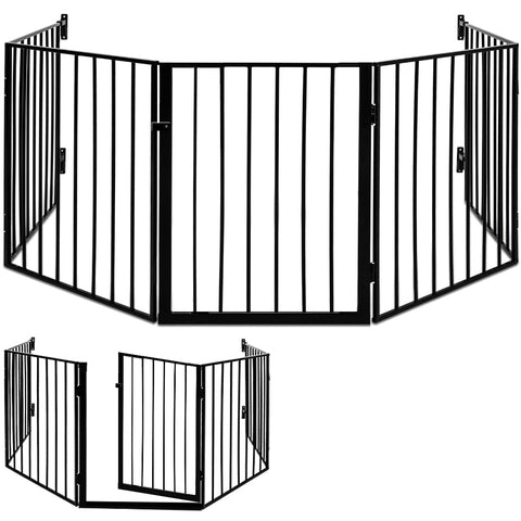 Rootz Fireplace Protector - Grid - Chimney Grate - Length: 310 cm - Height: 75.5 cm