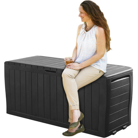 Rootz Storage box - Garden furniture - Support box - Support box - 270 L - 117 x 45 x 57 cm