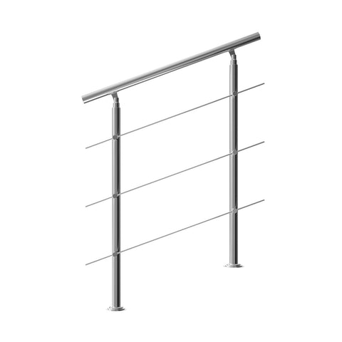 Rootz Banister - Railing - Handrail - Stainless Steel - 100 cm