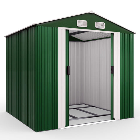 Rootz Tool Shed - Garden House - Metal - 257 x 205 x 178 cm