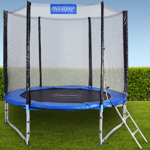 Rootz Trampoline - Whiteh Safety Net - Outdoor - Outdoor Toys - Ø 244cm