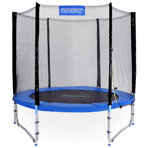 Rootz Trampoline - Whiteh Safety Net - Outdoor - Outdoor Toys - Ø 244cm