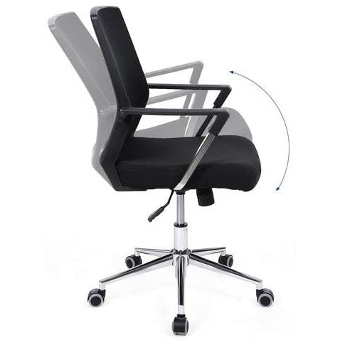 Rootz Bürostuhl mit Netzrücken – höhenverstellbarer Bürostuhl –
