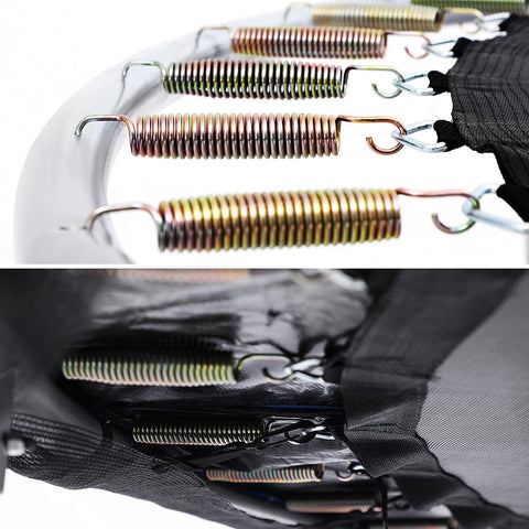 Rootz Trampoline With Safety Net - Trampolines - Garden - Black/Blue - Ø 305