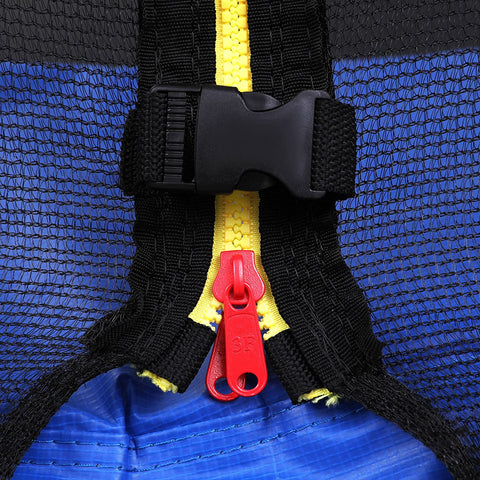 Rootz Trampoline With Safety Net - Trampolines - Garden - Black/Blue - Ø 305