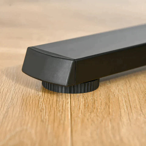 Rootz Electric Computer Desk - Computer Desk - Standing Desk - Height Adjustable Desk - Brown - 140cm x 60cm x 72-122cm