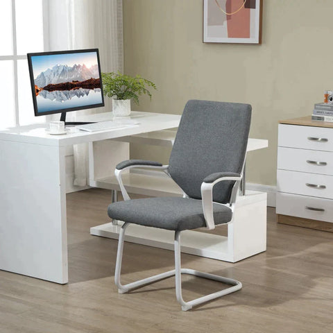 Rootz Office Chair - Desk Chair - Working Chair - Conference Chair - Gray - 63cm x 63cm x 98cm