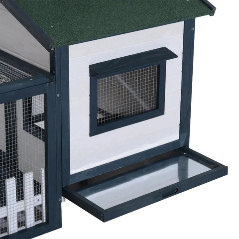 Rootz Tierstall – Kaninchenstall – Stall – Kleintierstall – Grün/Weiß