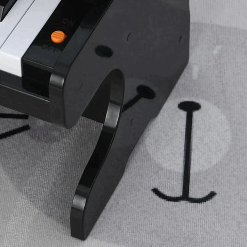 Rootz Toy Piano - Children's Electronic Piano - Mini Piano - 25 Keys Children's Piano - Black - 39.5 x 23.5 x 38.5 cm