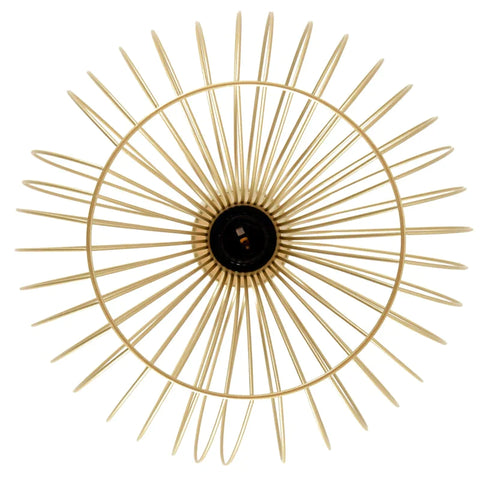 Rootz Hanging Lamp - Gold Modern Ceiling Lamp - Ceiling Spotlight - Kitchen - Bar - Living Room - Bedroom - Ø37 x 150H cm