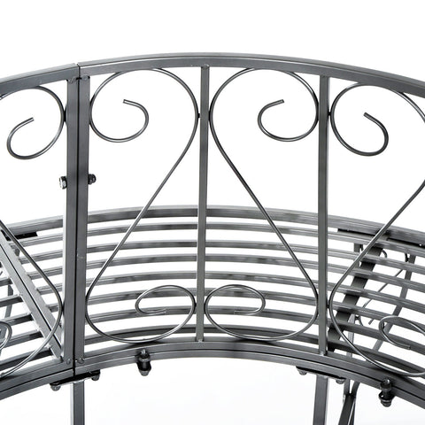 Rootz Tree Bench - Garden Bench - Round Bench - 360 Degrees - Metal - Round - 160 cm Diameter