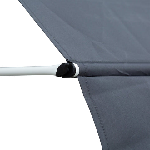 Rootz Awning - Aluminium/Iron/Polyester - Sun protection - Hand crank - Cream white - 200 x 120 cm