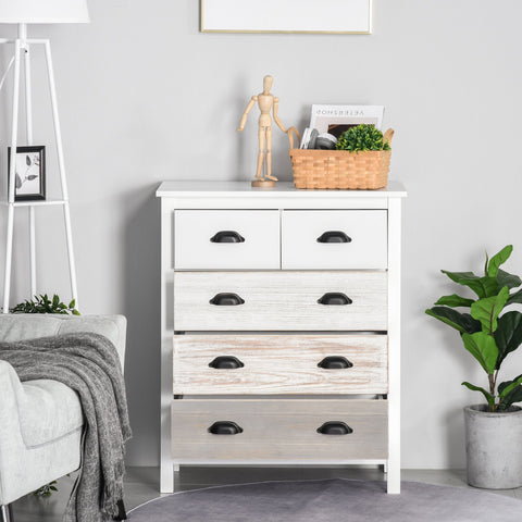 Rootz Office cabinet - Sideboard - Wall cabinet - Chest of drawers - MDF - Pine wood - 70 x 38 x 85 cm