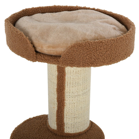 Rootz Scratching post - Play tree - Chipboard - Light brown - 45 x 45 x 81 cm