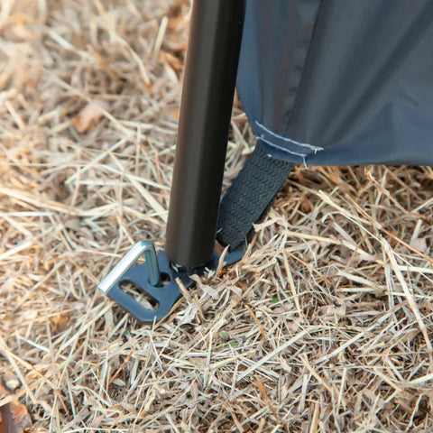 Rootz Tent - 6 Person Tent - Pop Up Camping Tent - Camping Tent - 2-tier Design Backpacking Tent - With 4 Windows 2 Doors - Green - 320 x 320 x 180 cm