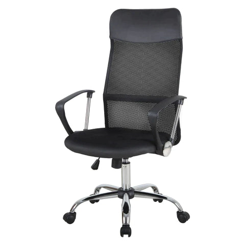 Rootz Office Chair - Gaming Chair - Desk Chair - Swivel Chair With Rocker Function - Height Adjustable - Foam - Black