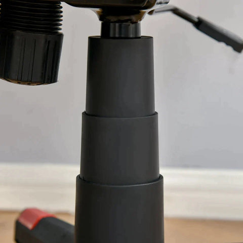 Rootz Gaming Stuhl – Bürostuhl – Ergonomischer Drehstuhl mit Kopfstütze – Stuhl mit Wipp- und Liegefunktion – Lendenkissen – 90–160° Neigungswinkel – Kunstleder – Schwarz + Rot – 72 x 72 x 121–130 cm