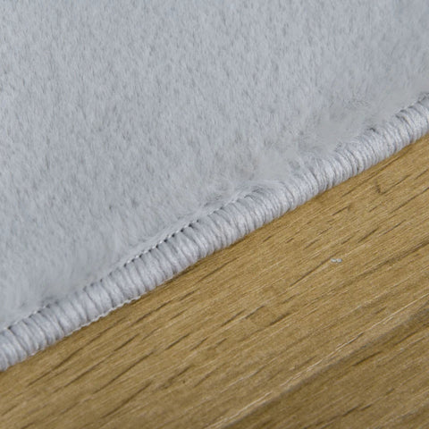 Rootz Rug - Carpet - Short Pile - Fleece Underlay - Living Room - Bedroom - Dining Room - Playroom - Grey - 230 cm x160 cm x 0.10 cm