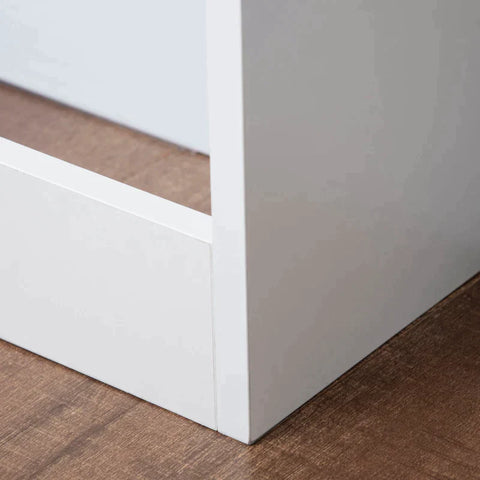 Rootz Radiatorhoes - Verwarmingshoes - Radiatorhoes - Voor Slaapkamer Woonkamer - MDF/Staal - Wit - 90 x 18 x 84 cm