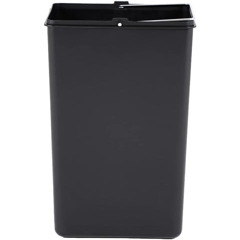 Rootz Trash Can Waste Separation 30 Liter - Trash Cans - Pedal Bin - SILVER - 41 x 36 x 47 cm