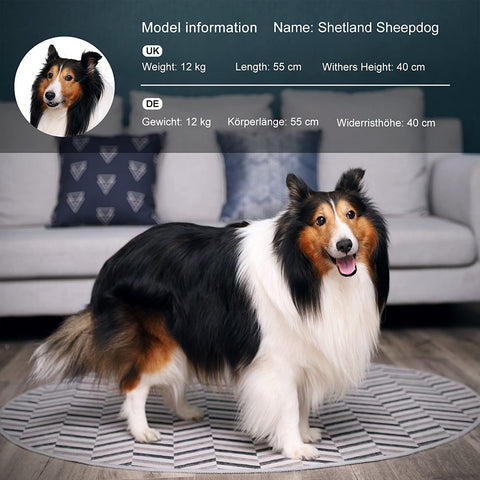 Rootz Deluxe Dog Bed - Washable Dog Bed - Removable Cover - Dog Beds - 90 x 75 x 25 cm