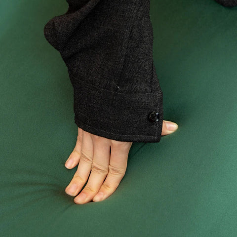 Rootz Sofa - 3 Seater Sofa - Retro Design - Including 2 Sofa Cushions - Velvet Look - Tufting - Green/Gold - 195 cm x 88 cm x 76 cm