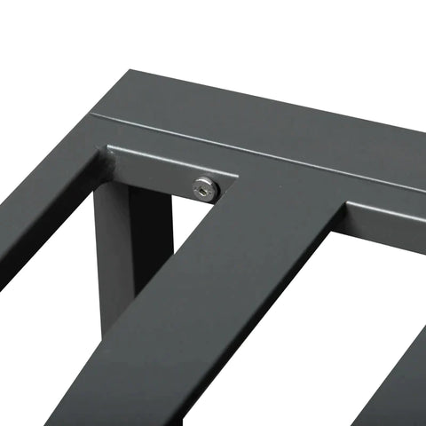 Rootz Garden Table Set - Garden Furniture - Chairs - Stools - Table - Dining Table - Polyester - Grey - 126 x 126 x 72 cm