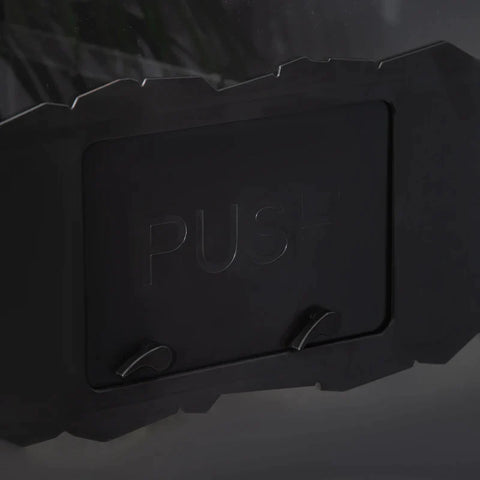 Rootz Terrarium - Reptielenterrarium - Reptielenbox - Zwart - 60cm x 40cm x 70,5cm