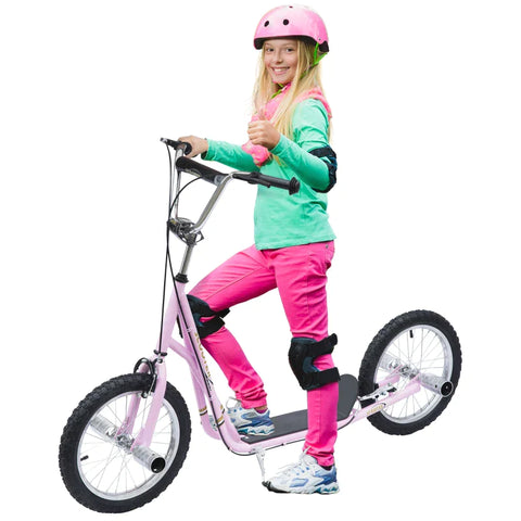 Rootz Kinderroller – Tretroller – City-Scooter – Teen-Push-Scooter – Stunt-Scooter – Push-Kick-Scooter für Kinder – verstellbar – Pink – 143 x 58 x 92–100 cm