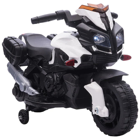 Rootz Children's Motorcycle - Children's Electric Vehicle - Electric Motorcycle - Black/White