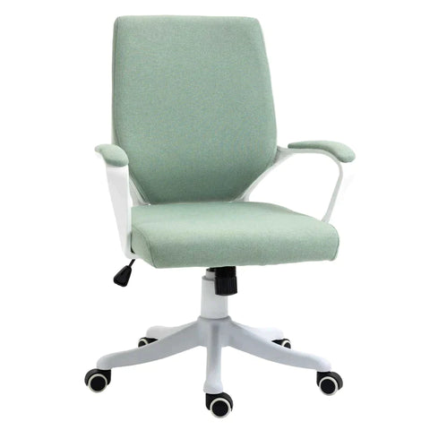Rootz Office Chair - Desk Chair - Home Office - Chair With Rocker Function - Green/White - 62x69x92-100 Cm