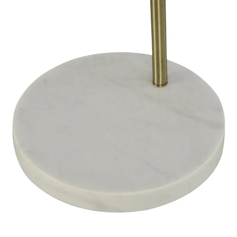 Rootz Arc Lamp - Arc Floor Lamp - Marble Base - Adjustable Shade - Floor Lamp - Metal - 31 x 120 x 205cm