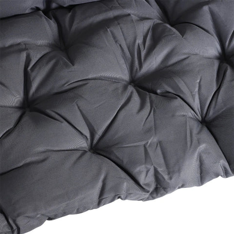 Rootz Bench Cushion - Seat Cushion - Garden Patio Bench Swing Chair - Replacement Seat Pad - Cushions Backrest - Dark grey - 98 cm x 150 cm x 8 cm