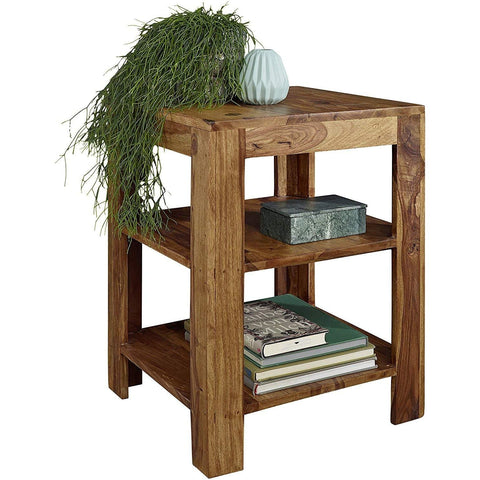 Rootz side table with 2 layers - Side tables - wood - 44 x 44 x 60cm