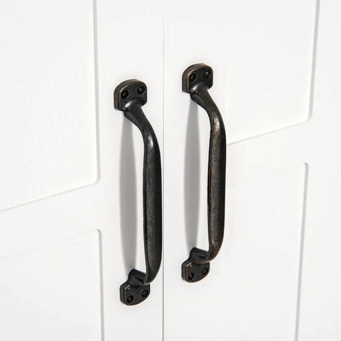 Rootz Cabinet - Bathroom Cabinet - Kitchen Cabinet - Wall Cabinet - Bathroom Shelf - Wood - White - 60 x 19.8 x 58 cm