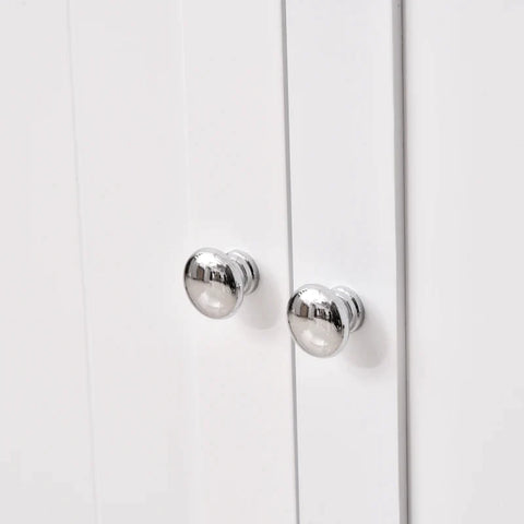 Rootz Cabinet - Bathroom Cabinet - Bathroom Shelf - Standing Cabinet - White - 60 x 30 x 80 cm