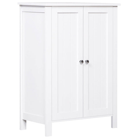 Rootz Cabinet - Bathroom Cabinet - Bathroom Shelf - Standing Cabinet - White - 60 x 30 x 80 cm