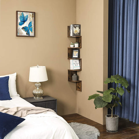 Rootz Bookcase With 5 Levels - 127.5CM Filing Cabinet - Cabinet - Bookcases Industrial