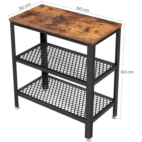 Rootz Deluxe Beistelltisch – Tisch – Beistelltische – 60 x 30 x 60 cm