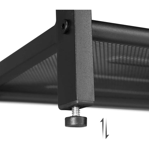 Rootz Shoe Rack - Shoe Cabinet for 16 Pairs of Shoes - Industrial Vintage Design - Wood and Metal - 100 x 30 x 92.5 cm