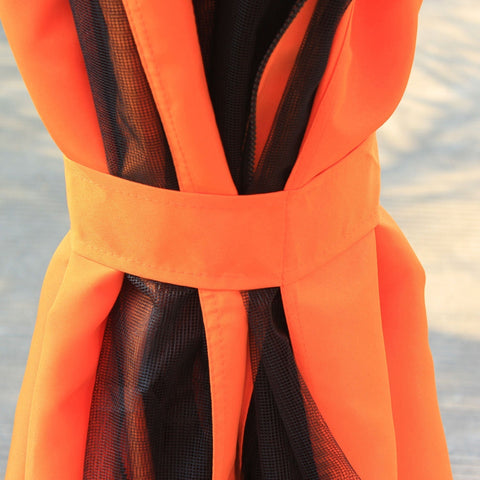 Rootz Pavilion - Party tent - Luxury - Side walls - 3 x 4 m - Double Roof - Aluminum - Polyester - Orange