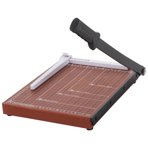 Rootz Paper Cutting Machine - A4 Paper Cutting Machine - Paper Cutter - Paper Cutting Tool - Professional Paper Cutter - Desktop Paper Cutting Tool - Home And Office Paper Cutter - Brown - 48 x 26.5 x 5cm