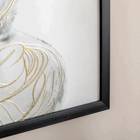 Rootz Wall Art - Wall Pictures - Canvas Wall Art - Art Print - UV Printing - Multi-coloured - 83 x 83 cm