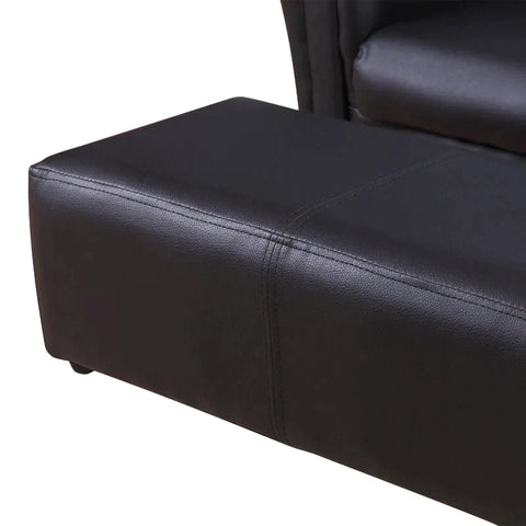 Rootz Children's Sofa - Children's Armchair - Children's Couch - Sofa Armchair - Sofa - Black - 83 X 42 X 41 Cm