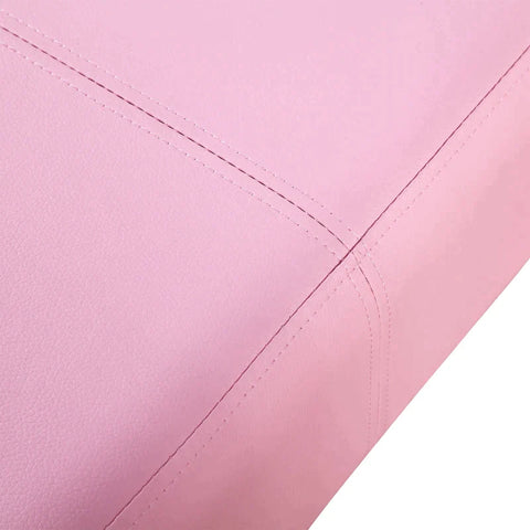 Rootz Children's Sofa - Children's Couch - Children's Armchair - Sofa Armchair - Sofa - Footstool - Pink- 83 X 42 X 41 Cm