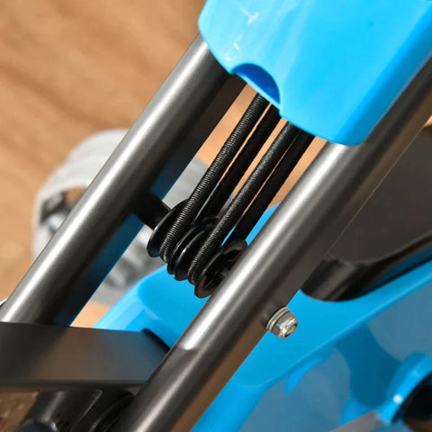 Rootz Exercise Bike - X-Bike - Exercise Bike X-Bike - Bike Trainer - LCD Display - Foldable Exercise Bike -  Blue - 97x51x115 cm